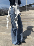 Botu Slim Washing Denim Bootcut Pants