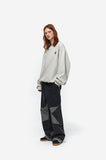 Star Wide Denim Pants