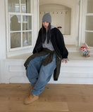 Held Washed Balloon Denim Pants