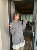 [unisex] Onui Round Over Knit Cardigan