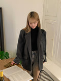 Munted flap wool single jacket