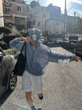 rain thin wind hood jacket