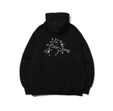 Enjoy CAT Embroidery Hood Zip Up