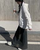 Hwami Loose fit Knit Zip-up Hoodie