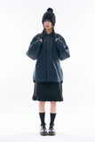 Eric fade washed padded shirt