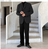 Herring Wool Three-Button Jacket
