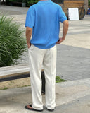 Cool Banding One Tuck Wide Slacks