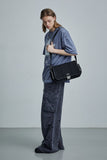 SIDE POCKET BUCKLE CROSS BAG