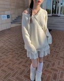 Menma Cozy Long Loose Fit Knit