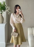 Piant Button Mermaid Skirt