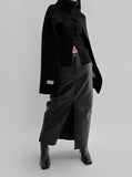 Rauki Leather Long Skirt