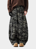 Summer Camo Wide Cargo Pants
