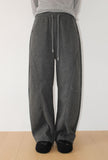(Lining Brushed) CURVE SEAM SWEATPANTS