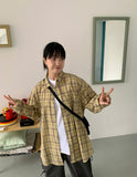 [unisex] Fleury vintage check over shirt