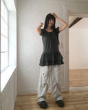 Petal Two Way String Pocket Banding Cargo Pants