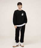Socks Drawing Smile Logo Sweatshirt