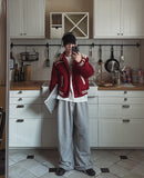 Nouz Pintuck Belted Balloon Sweatpants