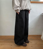 [BAONHAUS] Berun Cotton Straight Banding Pants