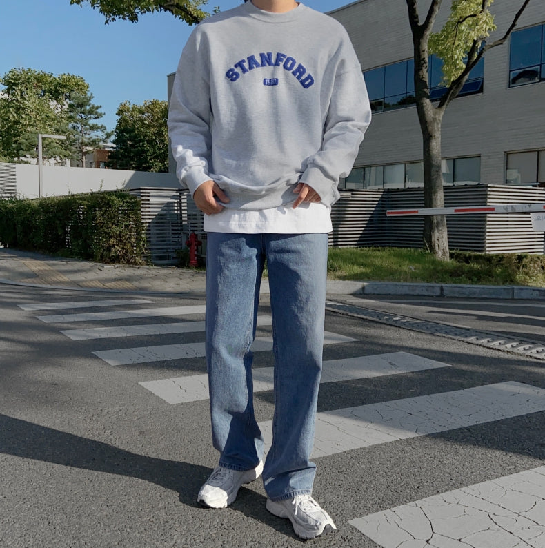 【MODERNIF】Beacon Wide Denim Pants modernif (モダンイフ) - ビーコンワイドジーンズ / Beacon Wide