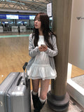Steen Basic Long Sleeve Round Knit Cardigan