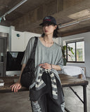 Roydi Over U-Neck Short Sleeve T-Shirt