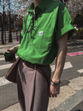 vintage pocket label shirt