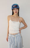 LACE GOLGI SLEEVELESS