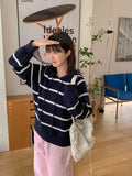 Tsukoi Stripe Hood Knit