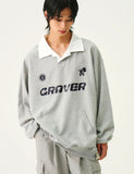 SPORTY GRAR Collar Sweatshirt
