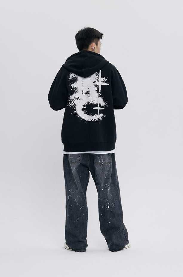 [ROMANTIC CROWN] Spout Logo Zip-Up Hoodie /追跡付 ROMANTIC CROWN (ロマンティック クラウン) - スパウトロゴ