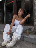 Chrome all-fade carpenter pants