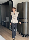 Bagueto V-Neck Knit Vest Cardigan