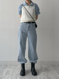 Tail Square Knit Vest