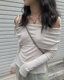 Nagi Strap Off Shoulder T-shirt