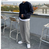 Corduroy pleats pants