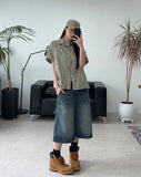 Elto Patch Carpenter Bermuda Pants