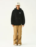 Bear Heart Embroidery Hoodie