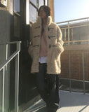 Mikal Overfit Fur Duffle Coat