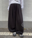 [unisex] Beulten Printing Training Banding Wide Pants