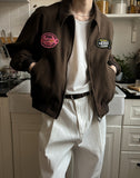 Letra Patch Blouson