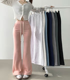 Slim Fit Bootcut Banding Pants