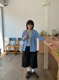 Riiku V-Neck Linen Summer Cardigan - Linen 50