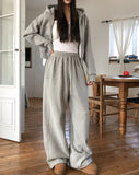 [U-BASIC] Snack Brushed Wide Training Pants