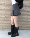 Leube Pleated Mini Skirt Pants