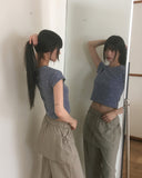 Viewrep Flower Crop Short Sleeve T-Shirt