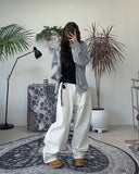 Bains Oxford Curved Pants