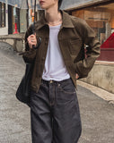 Poste Rivet Leather Trucker Jacket