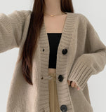 Soft Loose Avant Fit Sibori Long Sleeve Cardigan