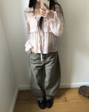 Haven Back Corset Balloon Wide Pants