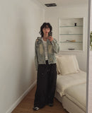 Tyrone Damage Hooded Denim Jacket